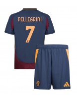 AS Roma Lorenzo Pellegrini #7 Alternativní dres pro děti 2024-25 Krátký Rukáv (+ trenýrky)